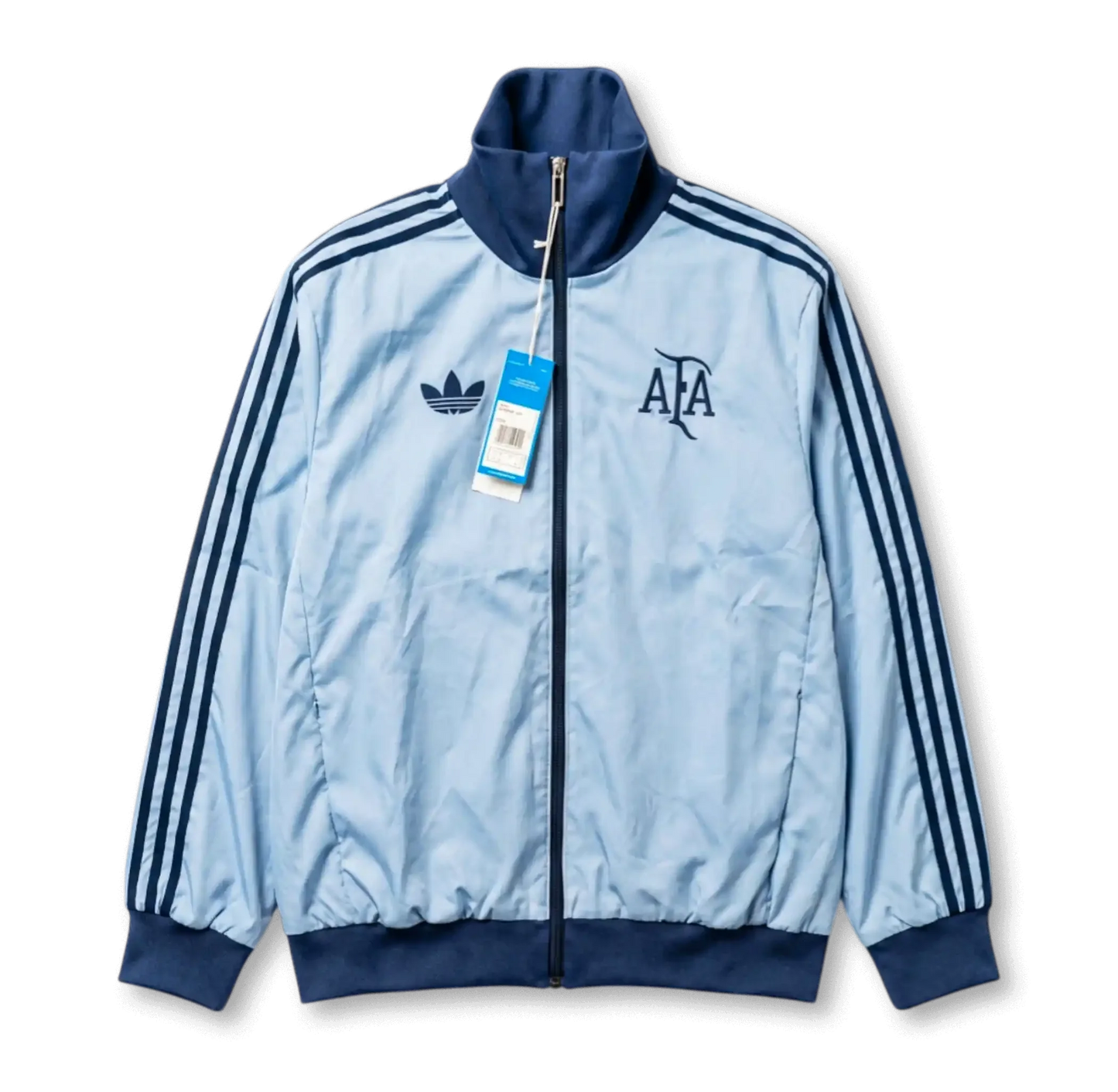 Argentina 2025/26 Windbreaker Jacket - Light Grey/Dark Blue