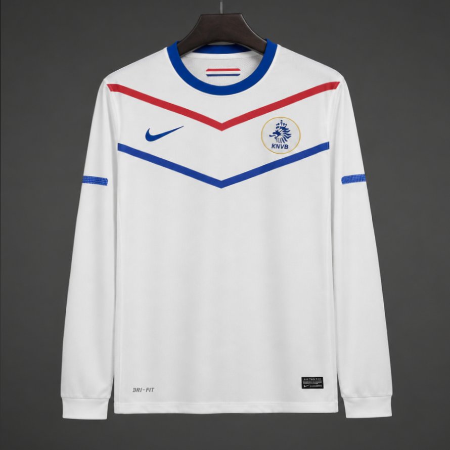 Netherlands 2012 Away Retro Shirt - Long Sleeve