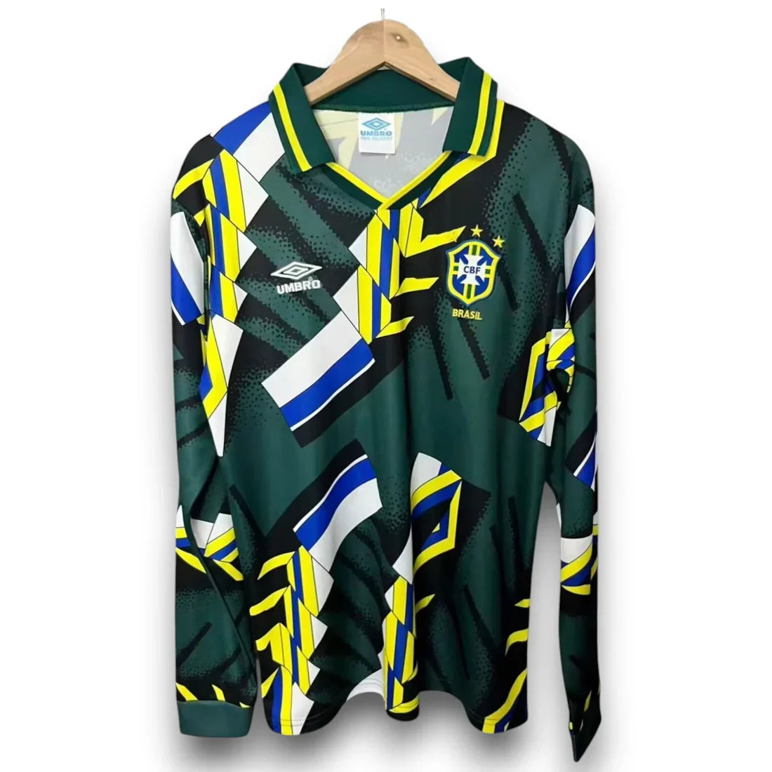 Brazil 1994 Goalkeeper Retro Shirt - Long Sleeve