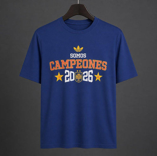 Spain 2026 World Cup Champion T-Shirt - Blue