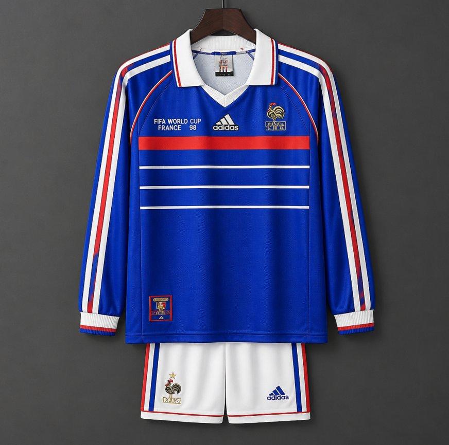France 1998 Children's Home Retro Set - Long Sleeve