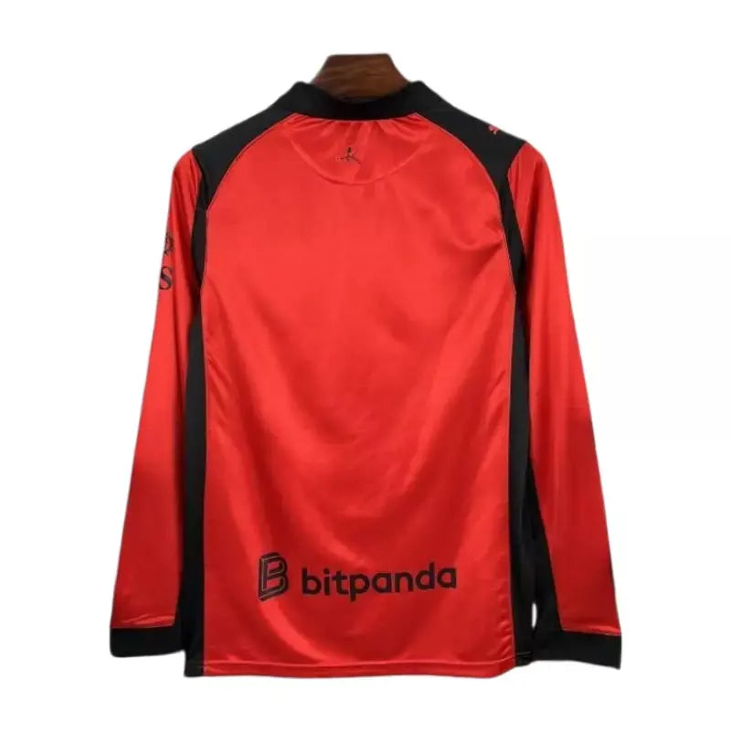 Milan x Slam Jam 26/27 Home Long Sleeve Jersey - Fan Version
