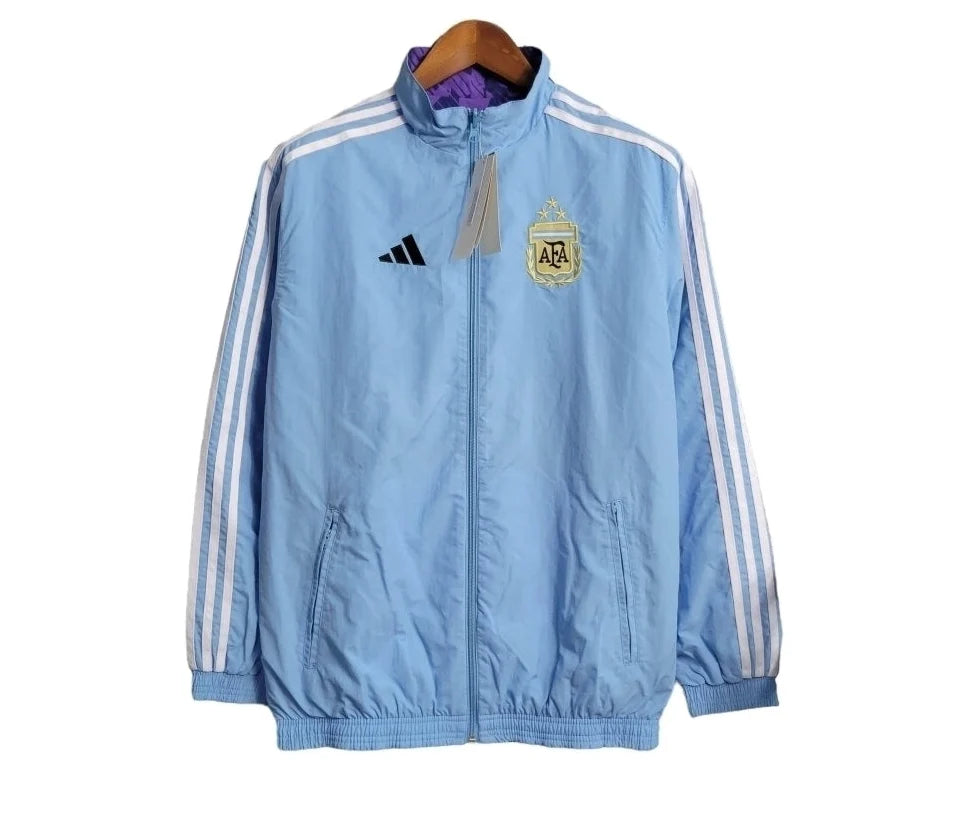 Argentina 2026 Windbreaker Jacket - Light Blue/White