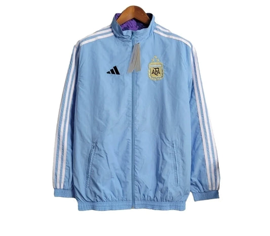Argentina 2026 Windbreaker Jacket - Light Blue/White