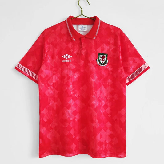 Wales 1990 Home Retro Shirt
