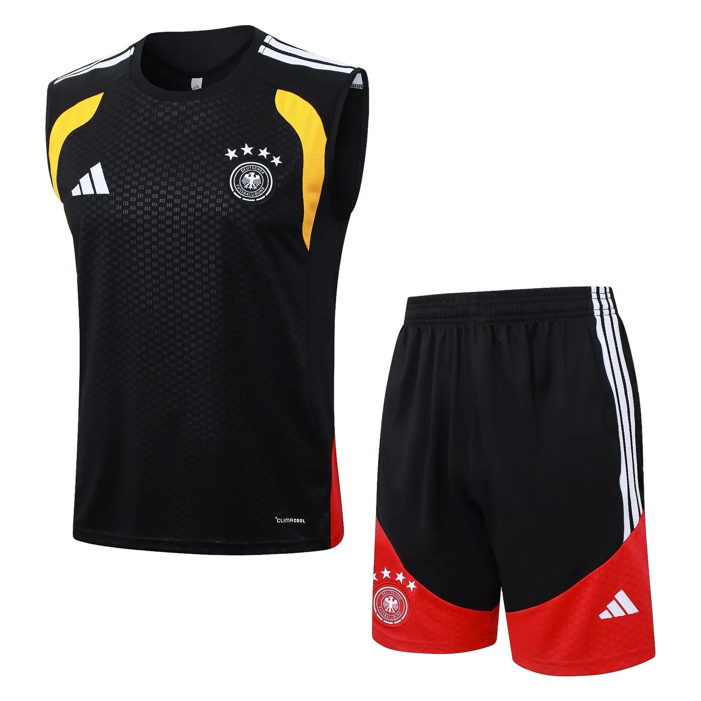 Germany 2026/27 Sleeveless Home Kit - Black/Yellow/Red