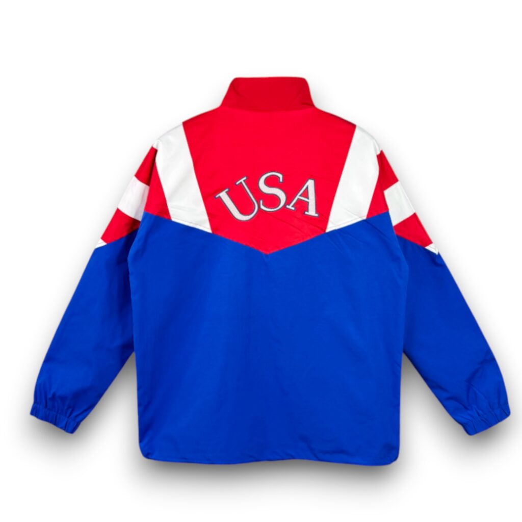 USA Retro 1994 Windbreaker Jacket - Blue/Red