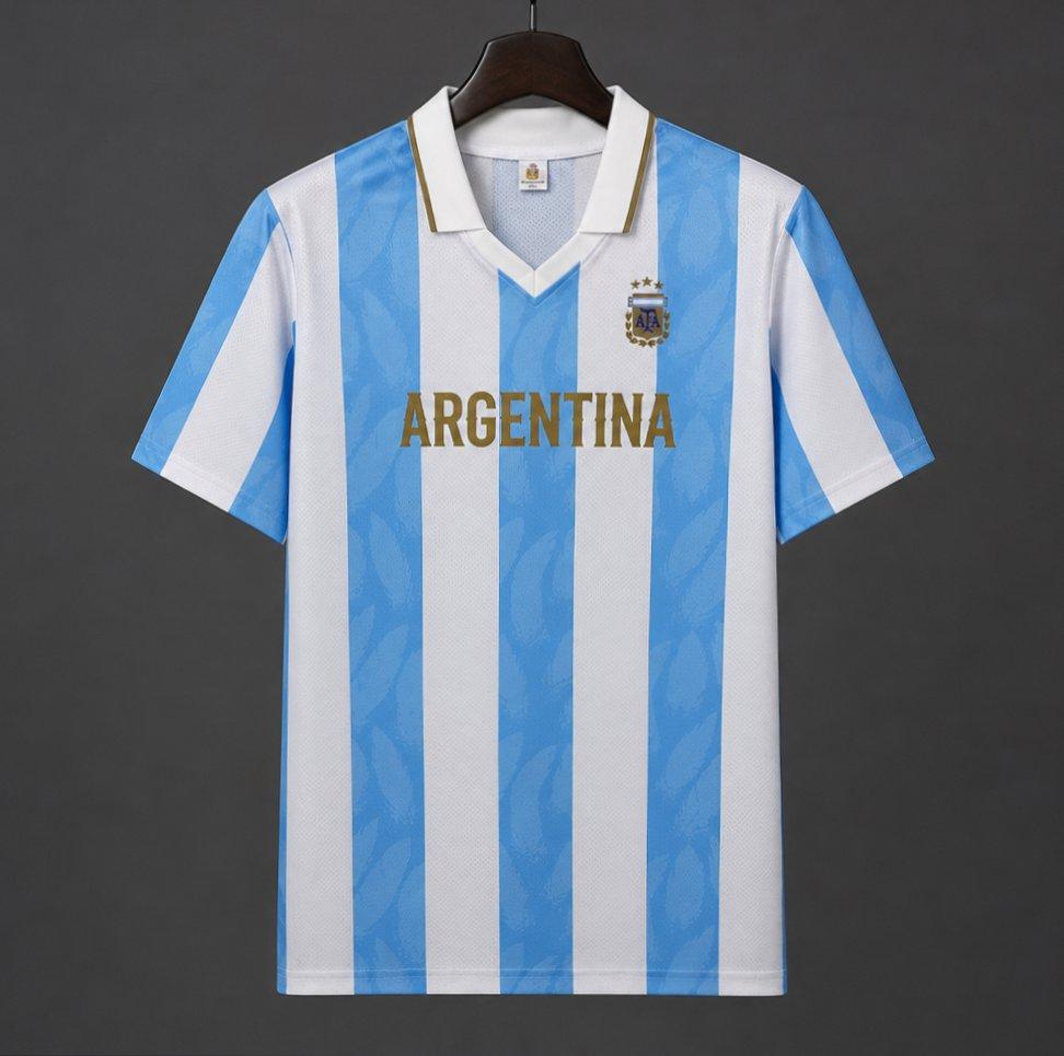 Argentina Striped Number Printed Special Jersey