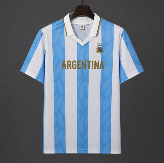 Argentina Striped Number Printed Special Jersey
