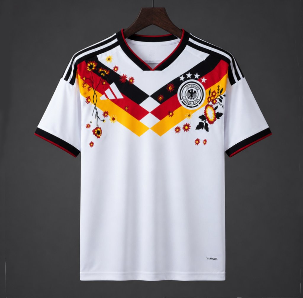 Germany 2026 Home Embroidery Art Edition Special Edition Shirt