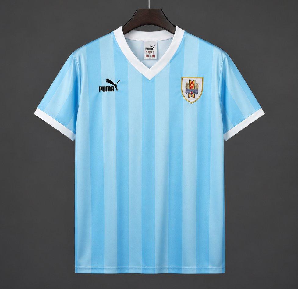 Uruguay 1990 Home Retro Shirt