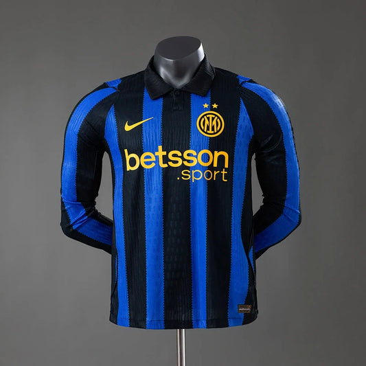 Inter Milan 26/27 Home Long Sleeve Jersey - Player Version
