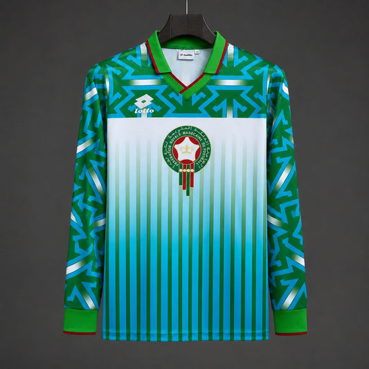 Morocco 1994 Away Retro Shirt - Long Sleeve
