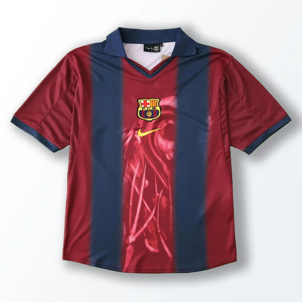 Barcelona x Travis Scott Skeletons Retrô 2000/01 Shirt