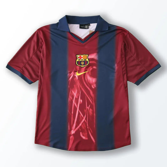 Barcelona x Travis Scott Skeletons Retrô 2000/01 Shirt