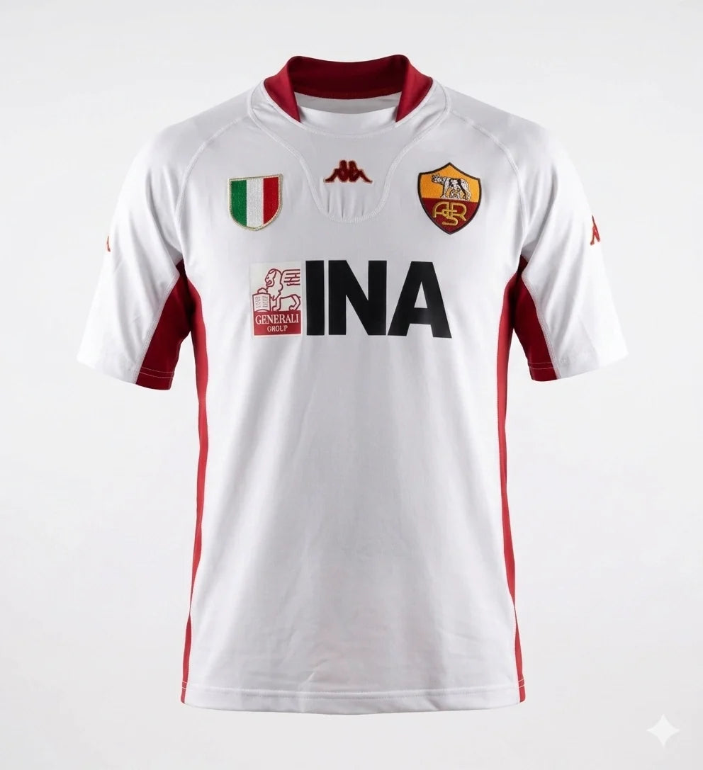 Roma 2001/02 Home Retro Shirt