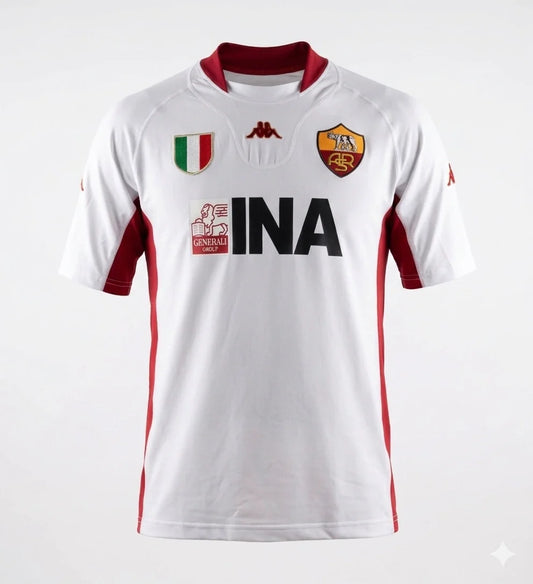 Roma 2001/02 Home Retro Shirt