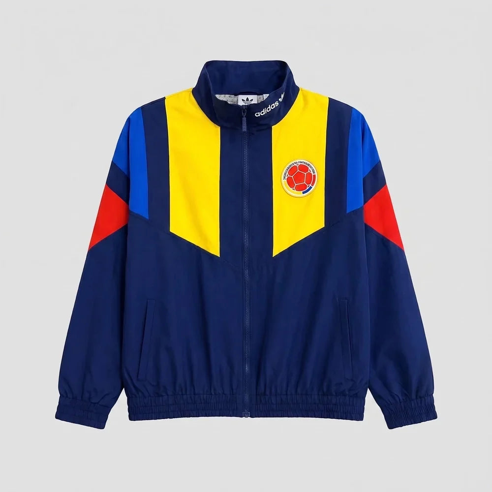 Colombia 2026 Windbreaker Jacket - Blue/Yellow