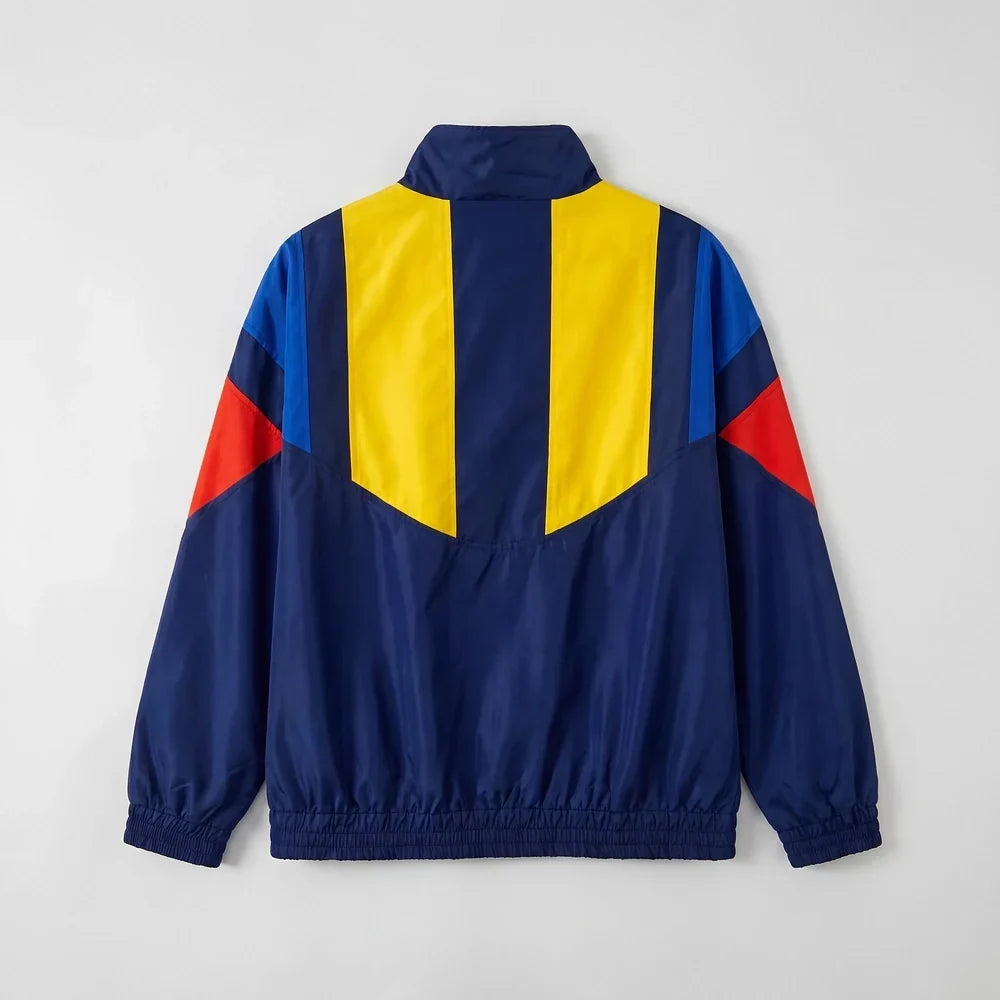 Colombia 2026 Windbreaker Jacket - Blue/Yellow