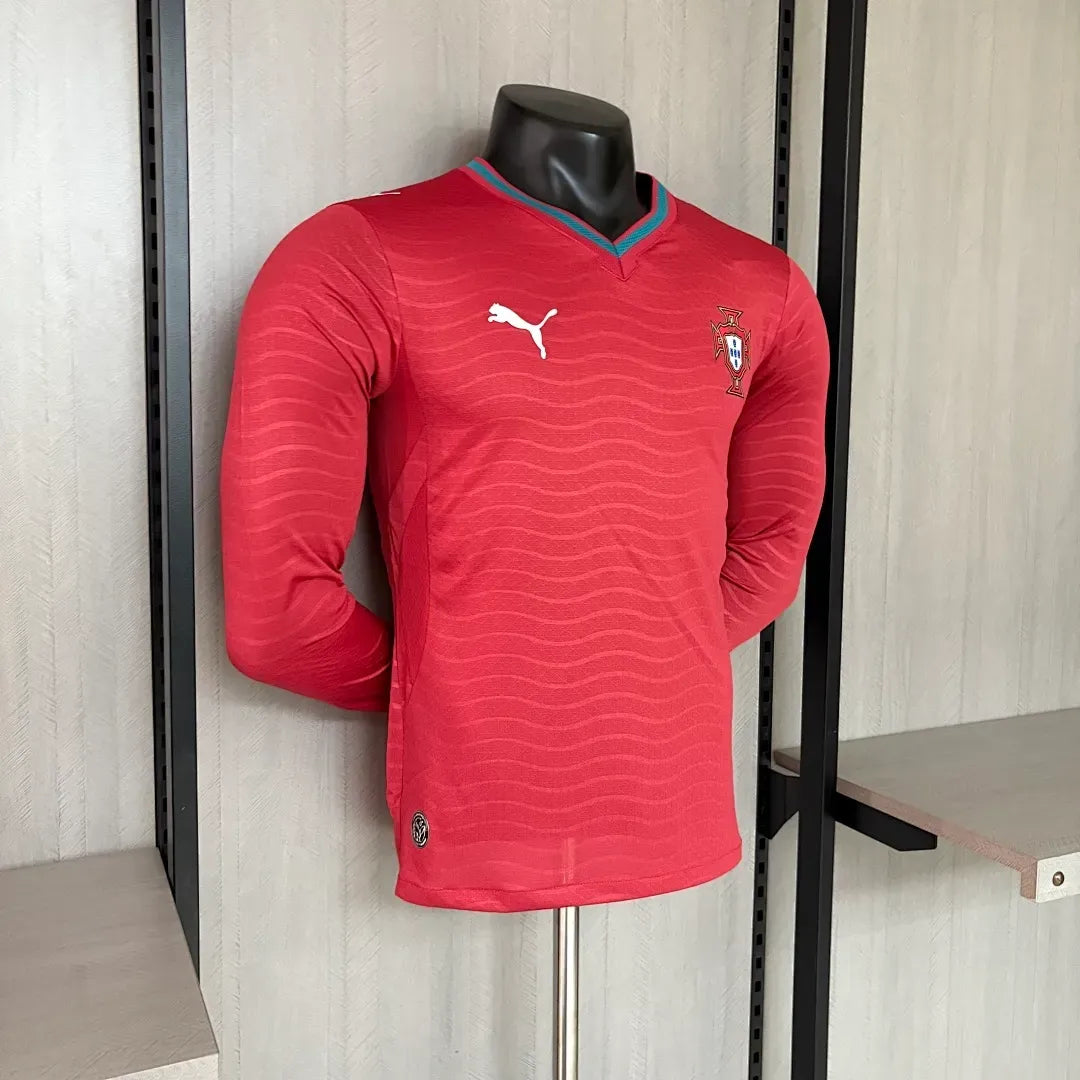 Portugal 2026/27 Home Long Sleeve Jersey - Player Version