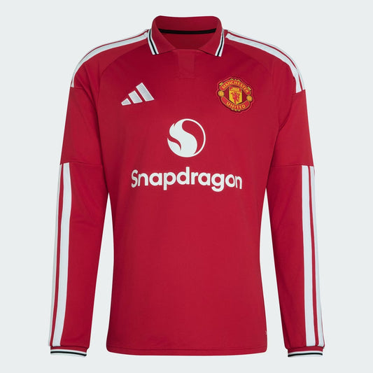 Manchester United 26/27 Home Long Sleeve Jersey - Player Version