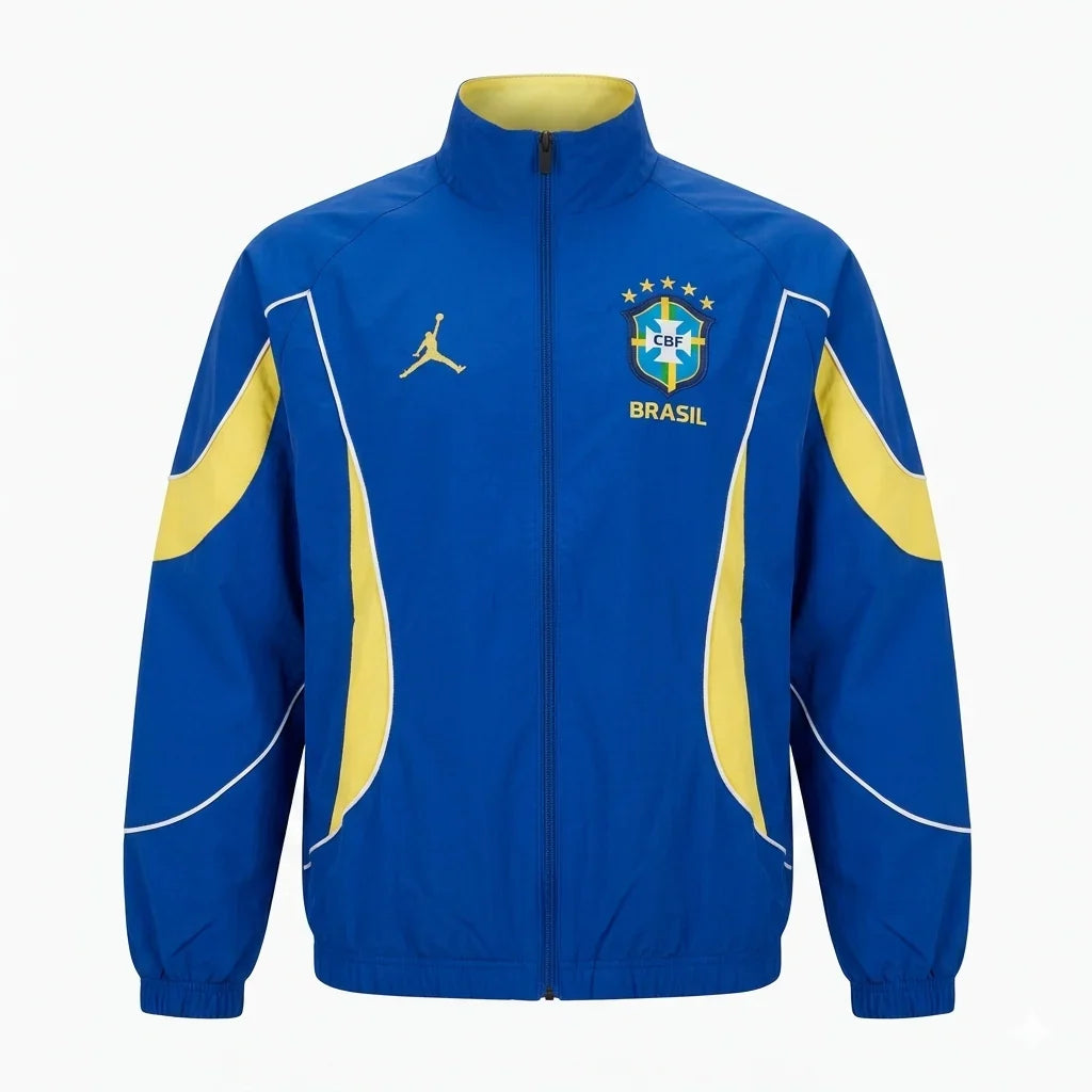 Brazil Jordan 2026 Windbreaker Jacket - Blue
