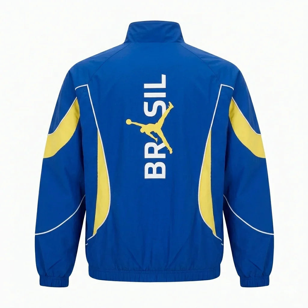 Brazil Jordan 2026 Windbreaker Jacket - Blue