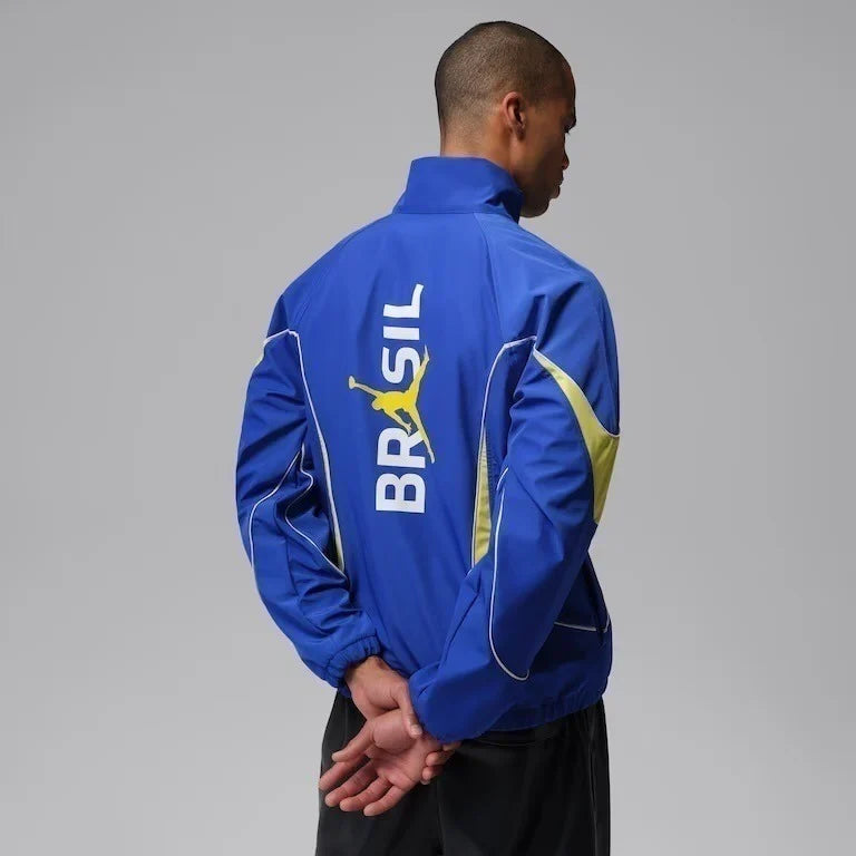 Brazil Jordan 2026 Windbreaker Jacket - Blue