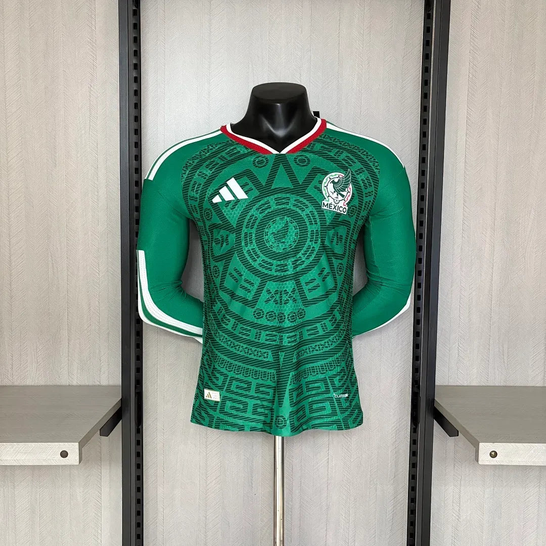 Mexico 2026/27 Home Long Sleeve Jersey - Player Version