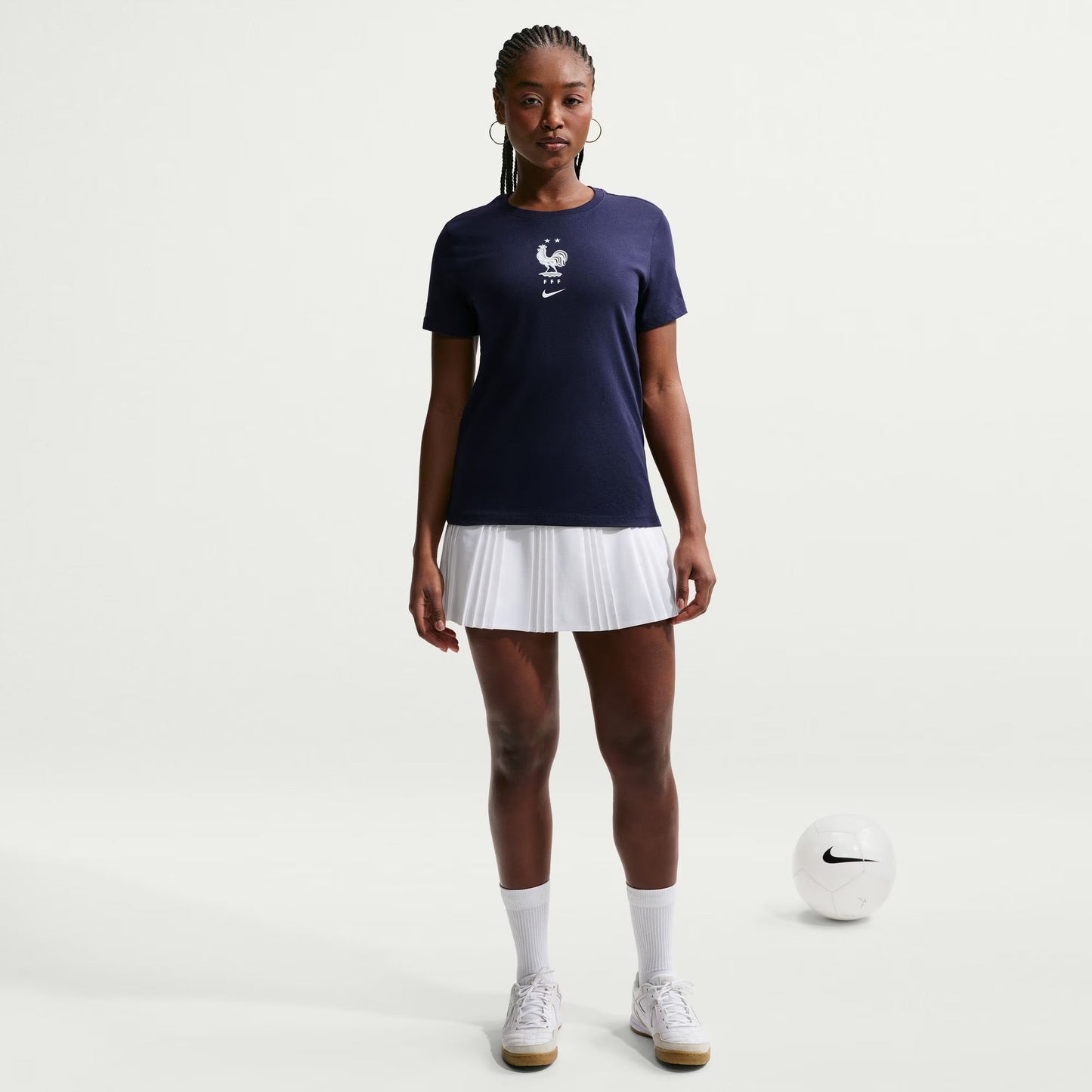 France 2026 Women's Crest T-Shirt - Blue