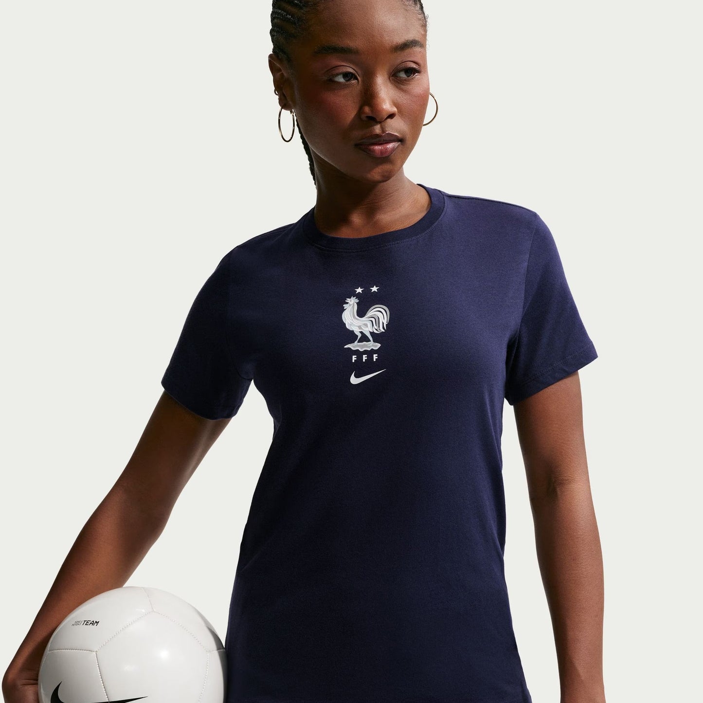 France 2026 Women's Crest T-Shirt - Blue