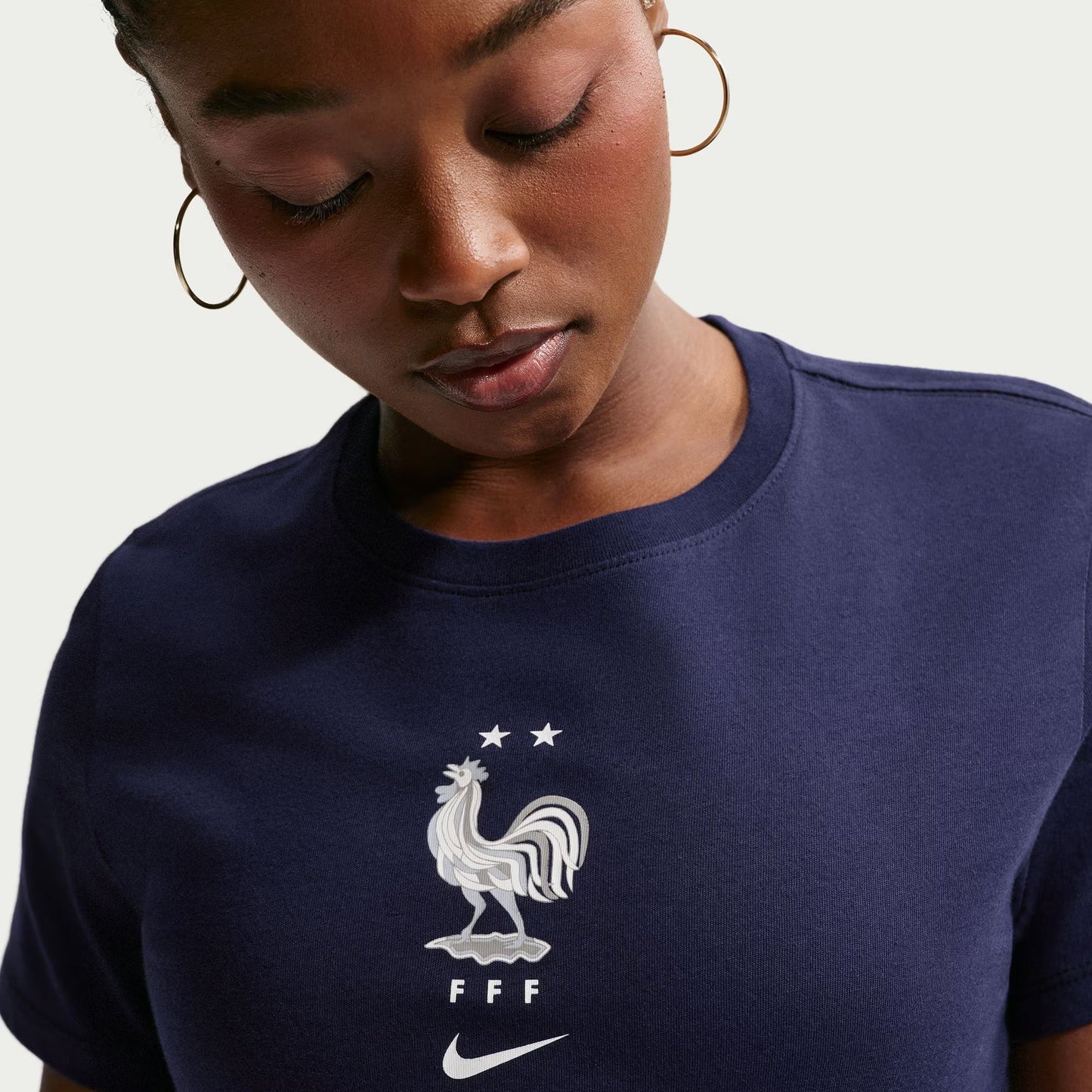 France 2026 Women's Crest T-Shirt - Blue
