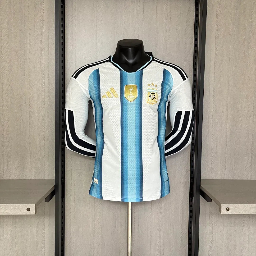 Argentina 2026/27 Home Long Sleeve Jersey - Player Version