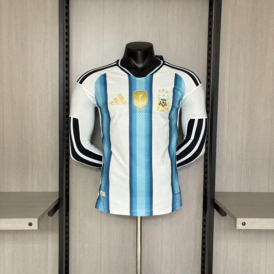 Argentina 2026/27 Home Long Sleeve Jersey - Player Version
