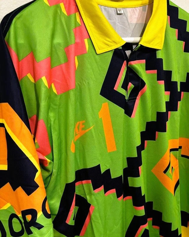 México 94/95 goalkeeper Home Retro Shirt - CAMPOS #1