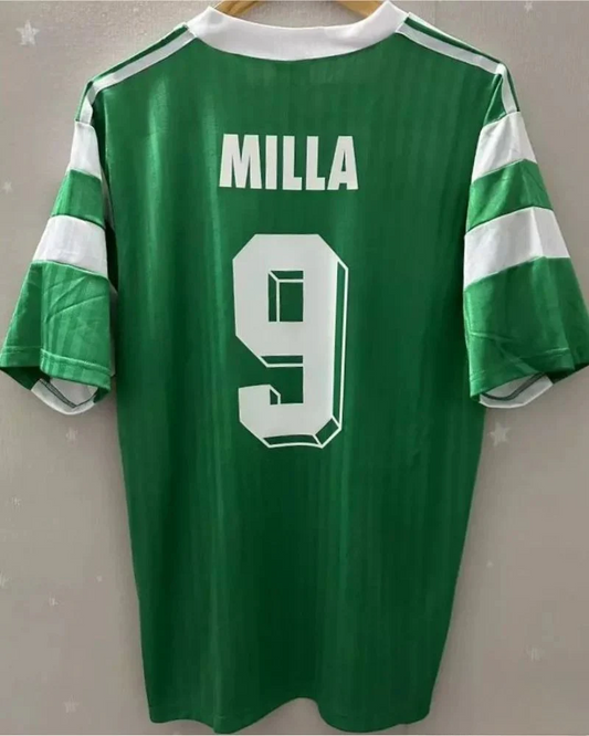 Cameroon 91/92 Home Retro Shirt - MILLA #9