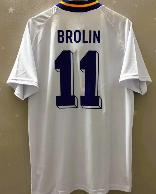 Sweden 94/95 Away Retro Shirt - BROLIN #11