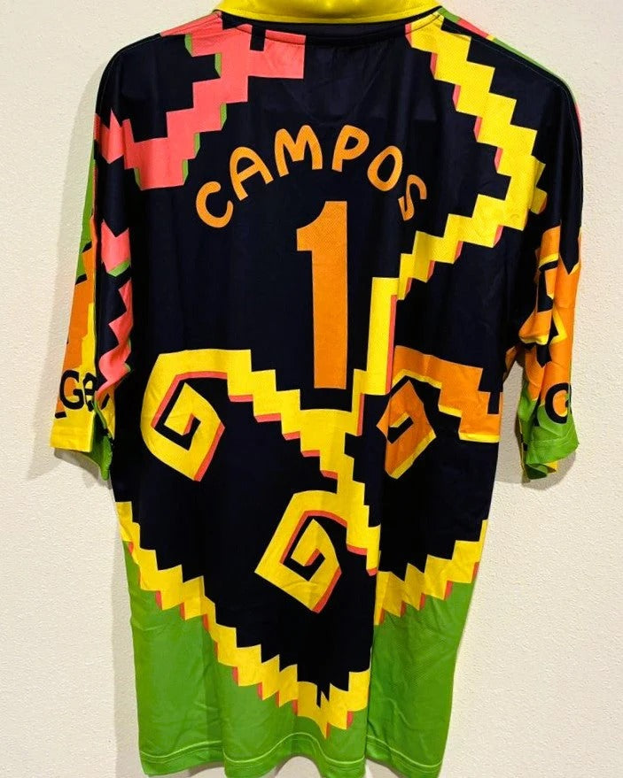 México 94/95 goalkeeper Home Retro Shirt - CAMPOS #1