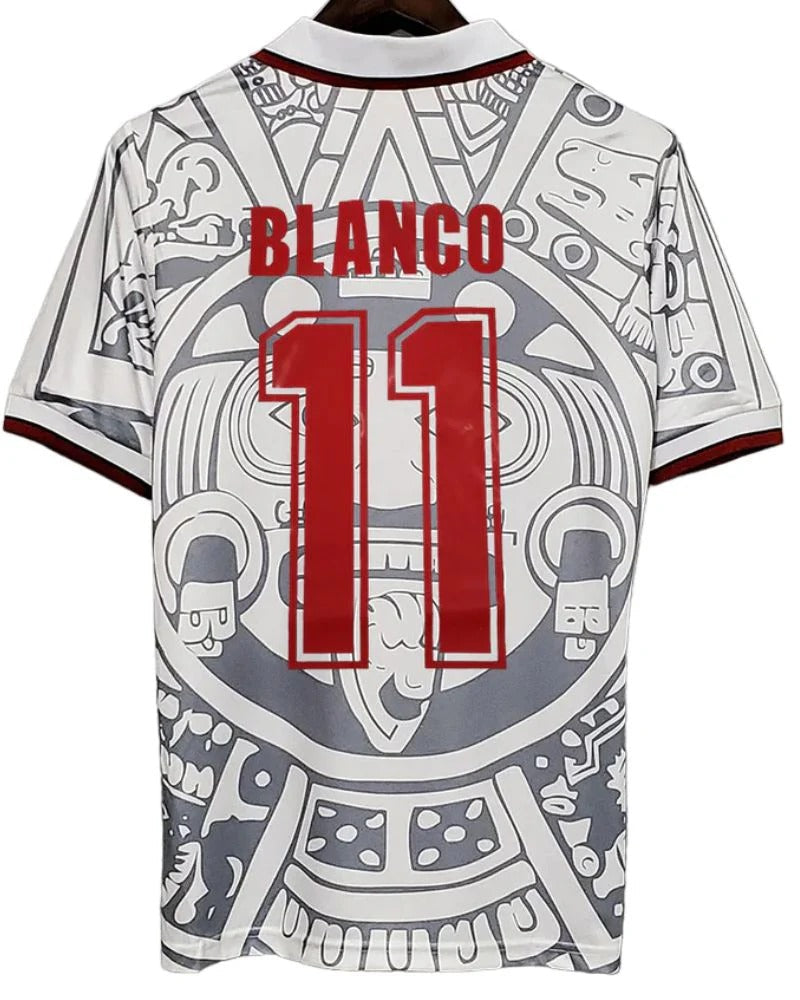 México 98/99 Away Retro Shirt - Blanco #11