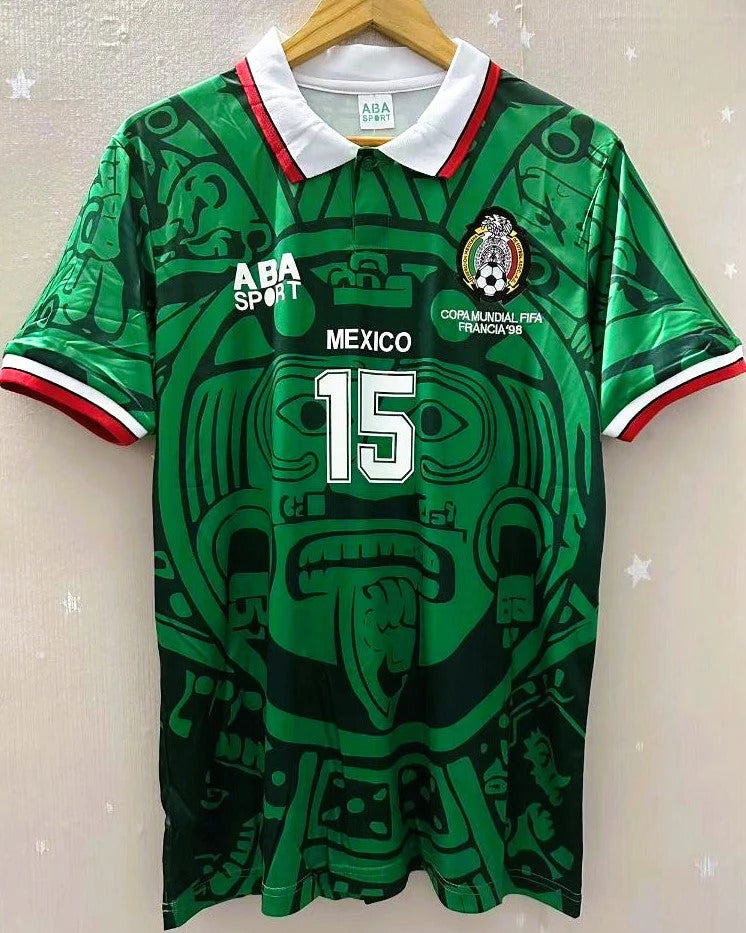 México 98/99 Home Retro Shirt - HERNANDEZ #15