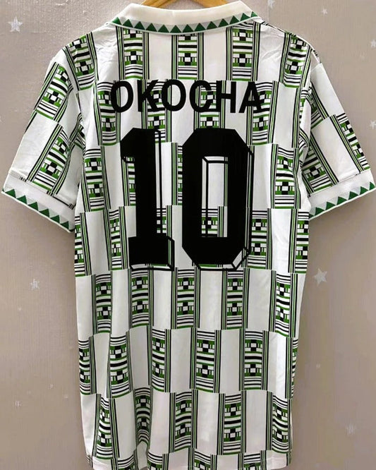 Nigeria 94/95 Away Retro Shirt - OKOCHA #10