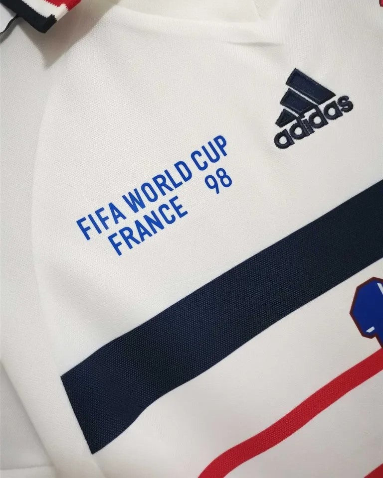France 98/99 Away Retro Shirt -ZIDANE #10