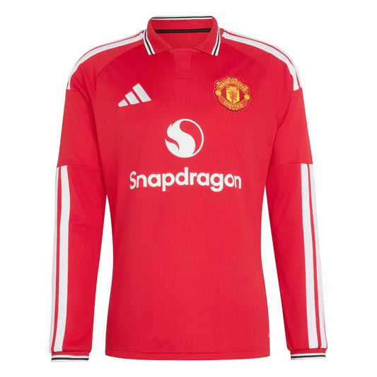 Manchester United 26/27 Home Long Sleeve Jersey - Fan Version