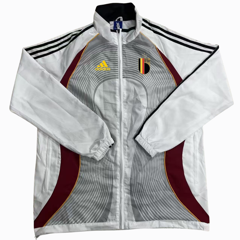 Belgium 2026 Windbreaker Jacket - Gray/Red