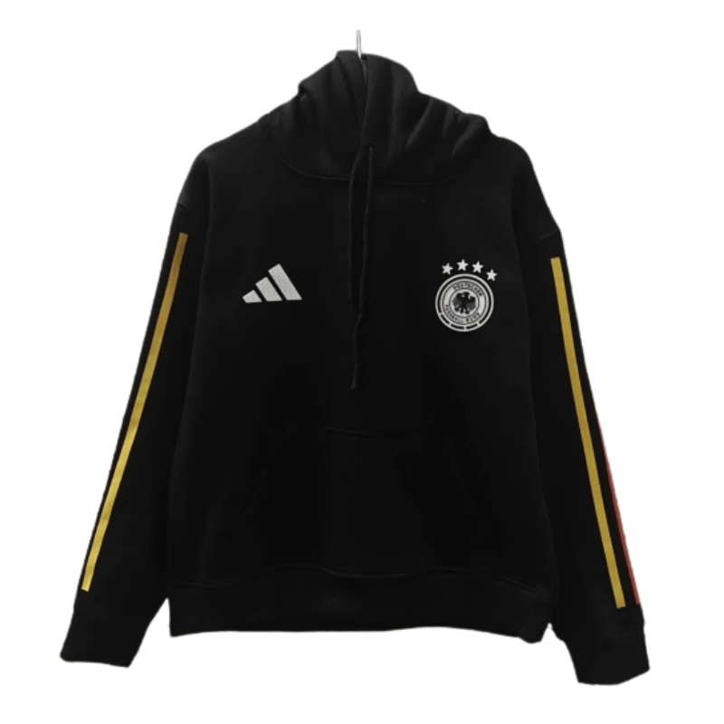 Germany 2026/27 Team Hoodie - Black/Yellow