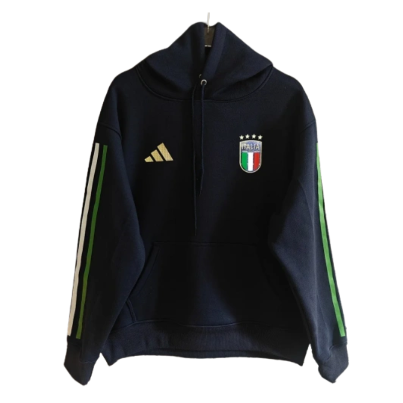 Italy 2026/27 Team Hoodie - Dark Blue/Green