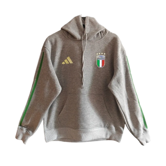 Italy 2026/27 Team Hoodie - Grey/Green