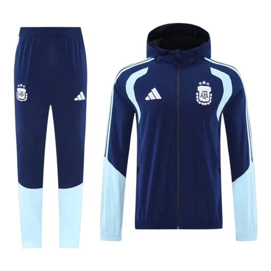 Argentina 26/27 Training Hoodie Set - Dark Blue