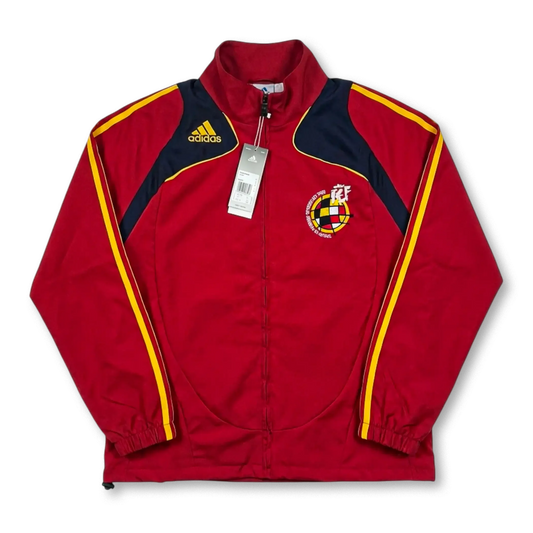 Spain 2002/03 Retro Windbreaker Jacket - Red