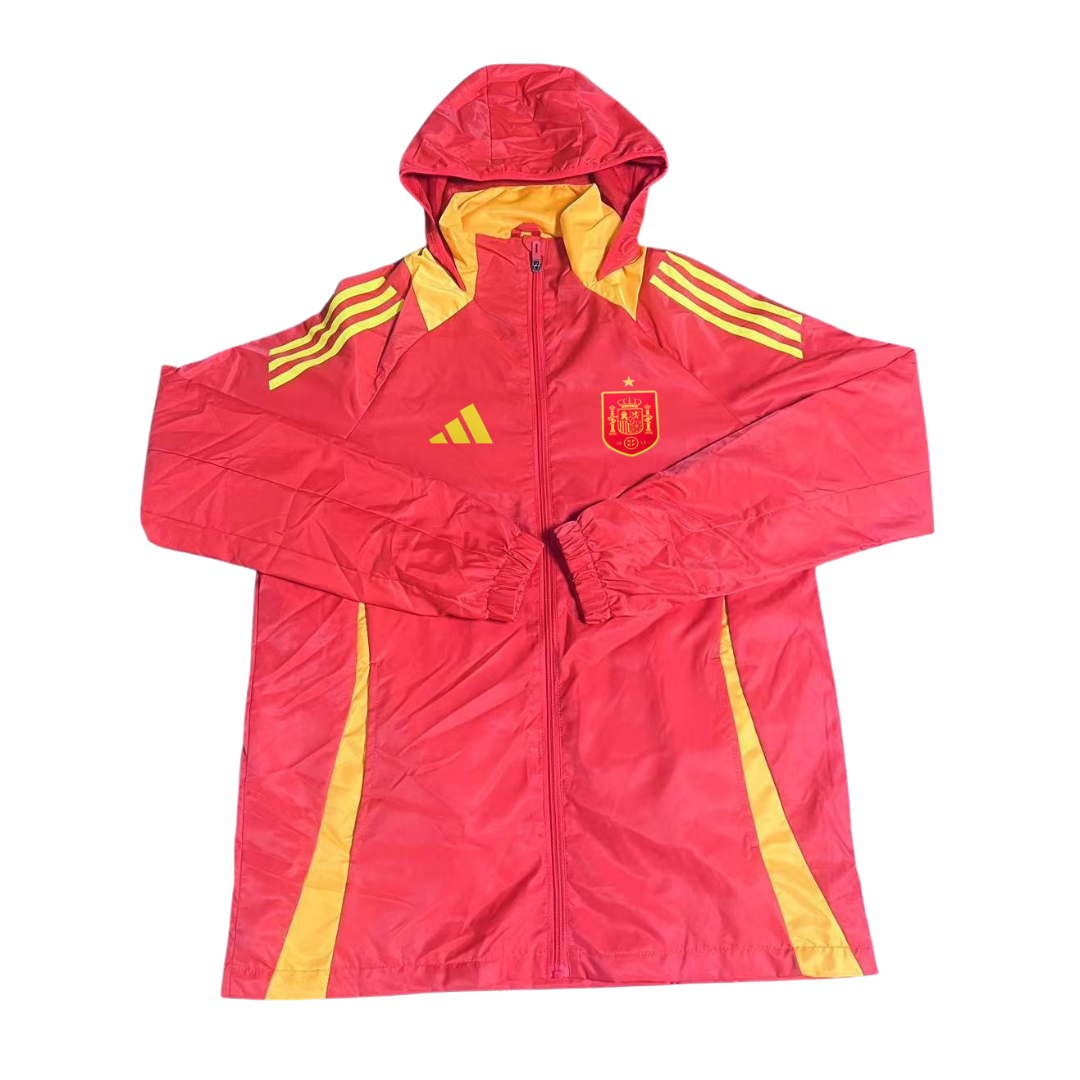 Spain 2025 Windbreaker Jacket - Red